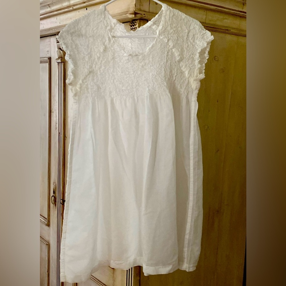 NWOT Issey Miyake Cauliflower Pure White Mini Dress